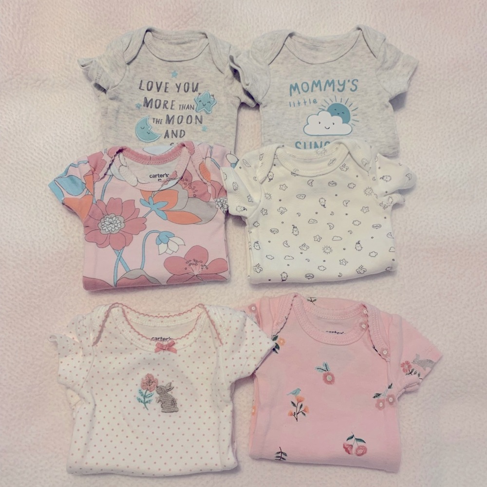NWOT Premie size onsies